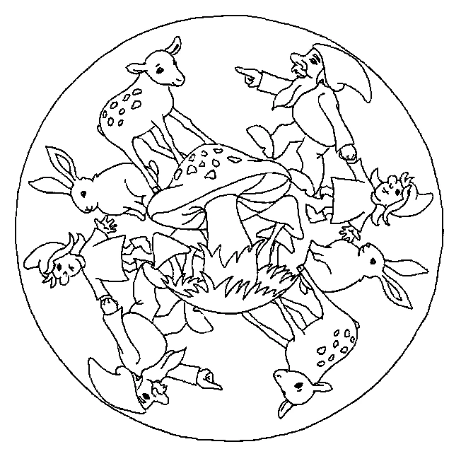 Mandalas Animaux 143